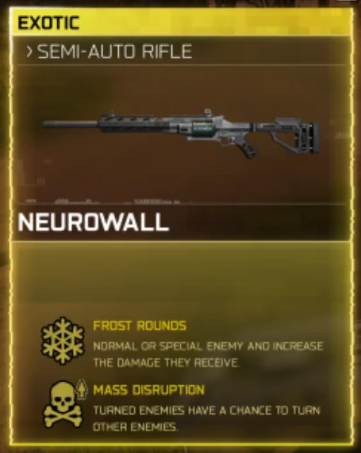 Neurowall in-game