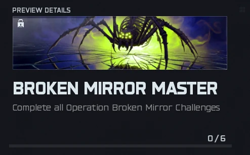 Broken Mirror Master calling card