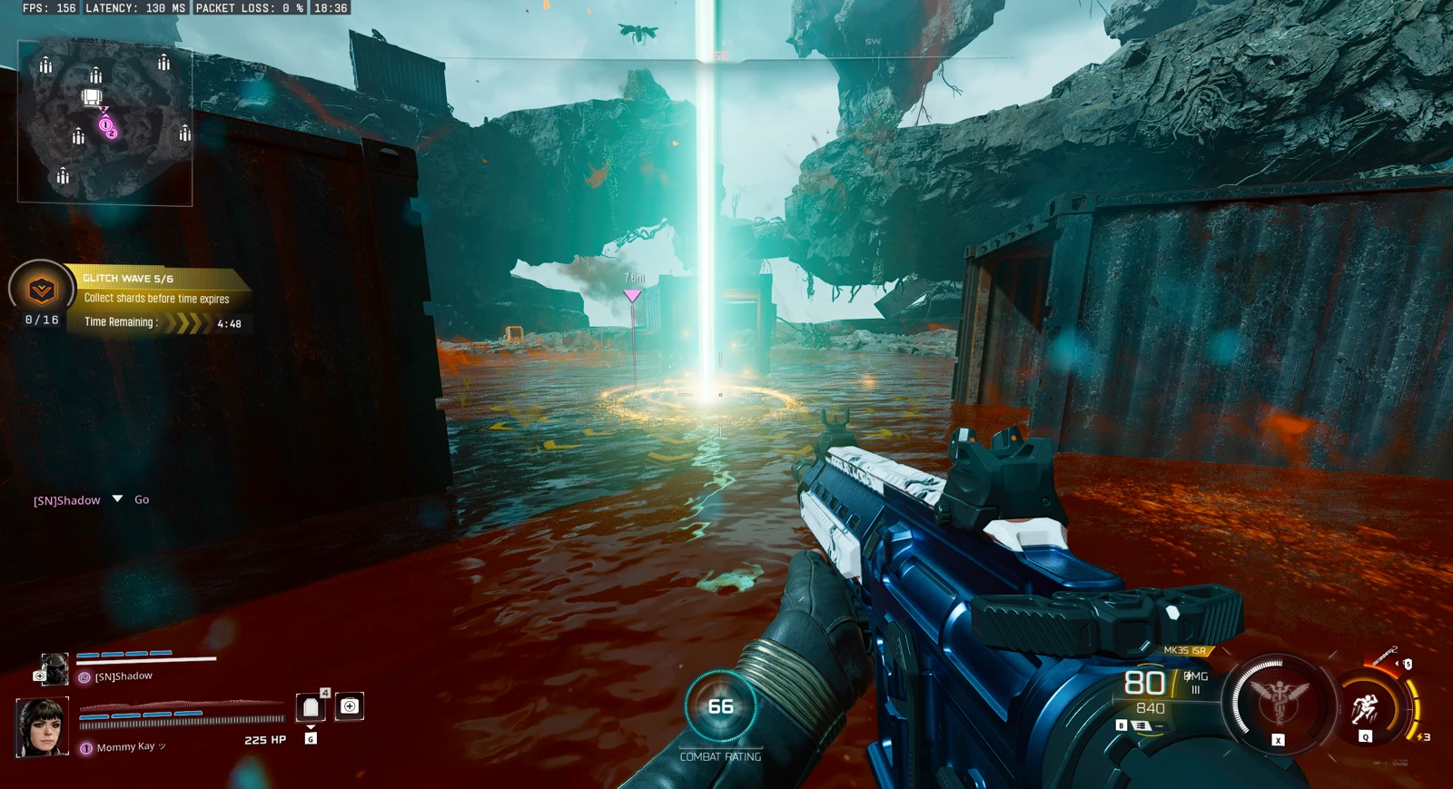 Wave 5: Shard deposit objective inside the Link Forger