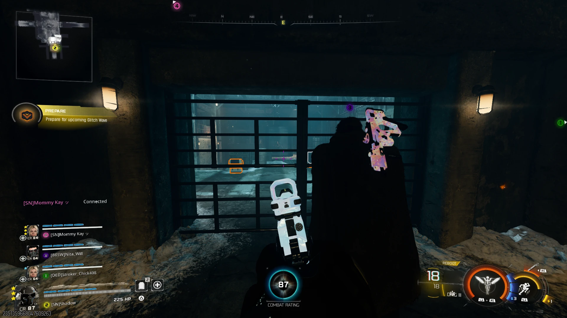 Entering the Command Killer Glitch Fracture through the gate