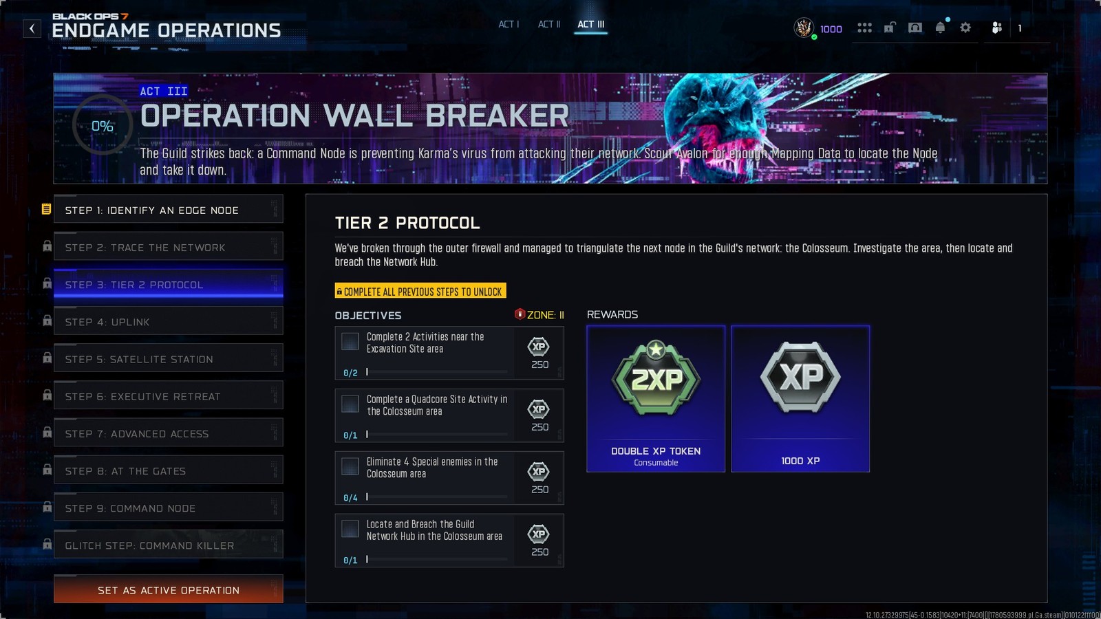 Step 3: Tier 2 Protocol objectives and rewards