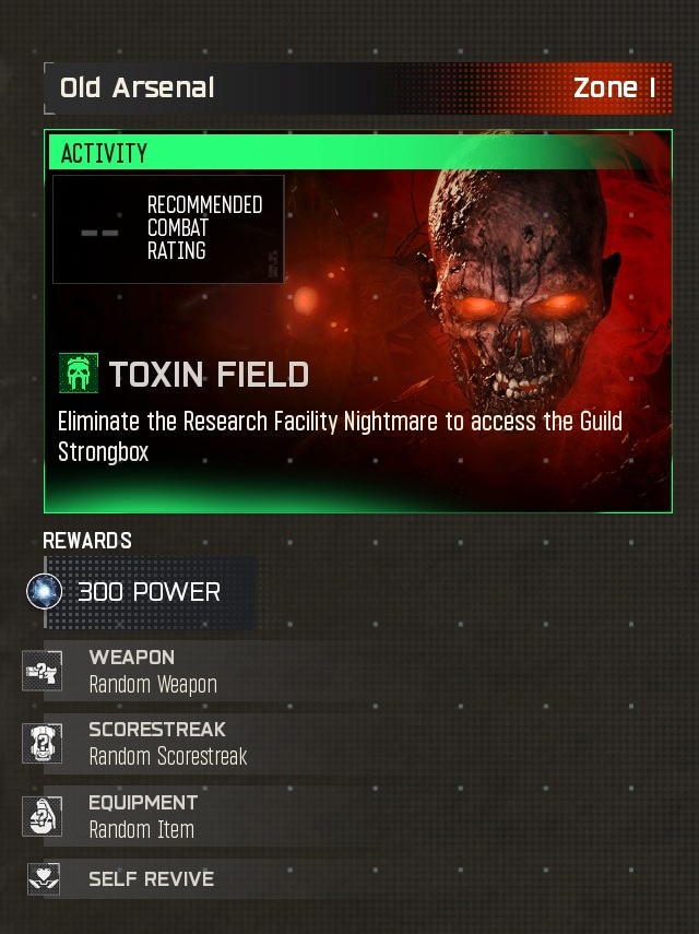 Toxin Field activity